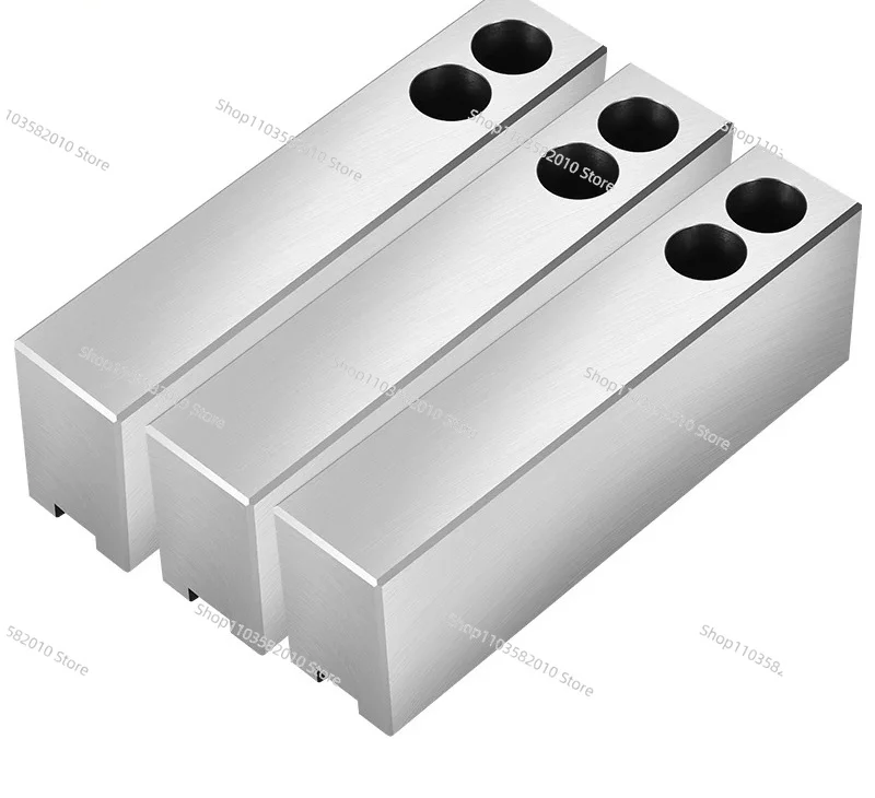 Hydraulic 3-Jaw Chuck Lengthened Heightened Soft Jaws 6" 8" 10"
Hydraulic 3-Jaw Chuck Lengthened Heightened Soft Jaws 6" 8" 10"