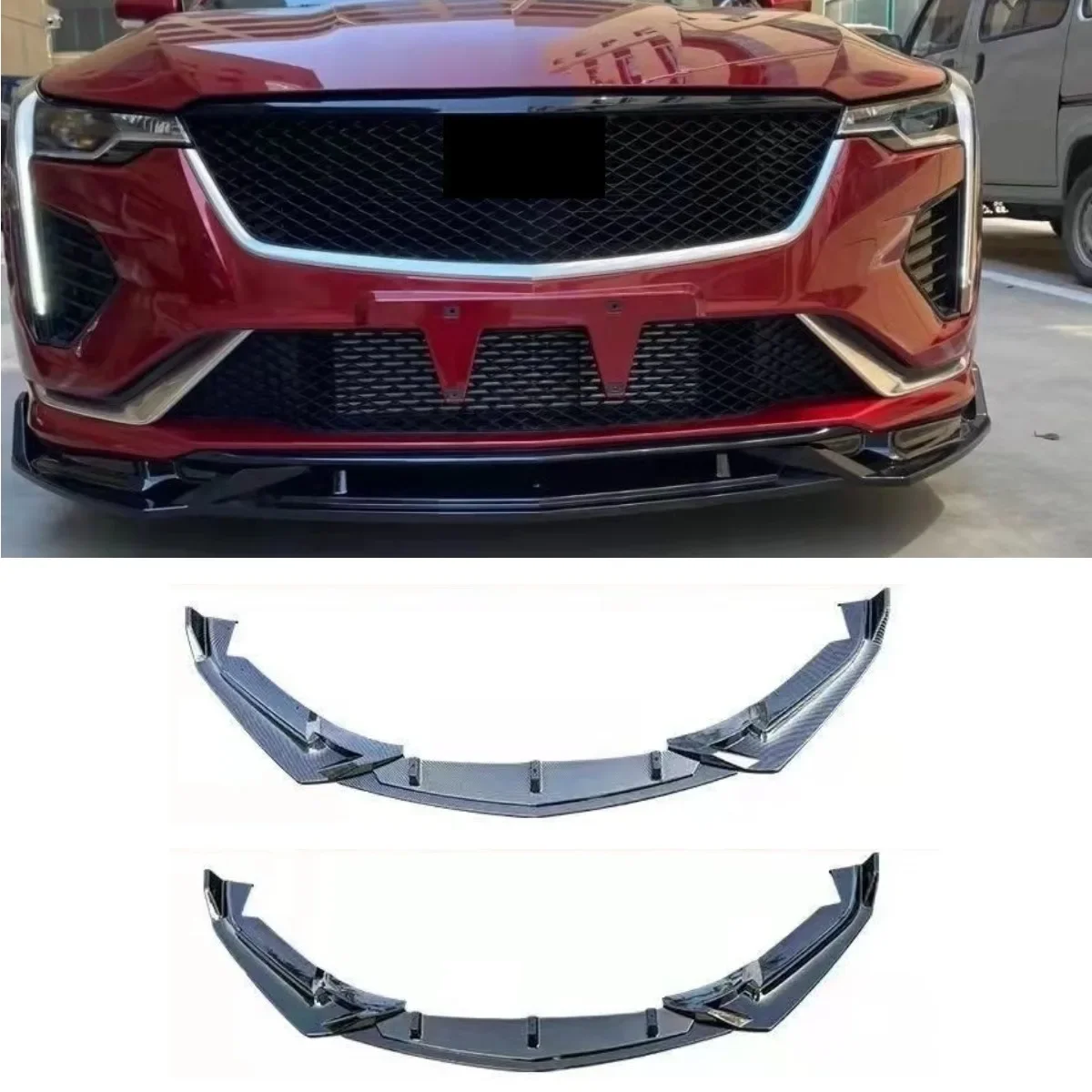 Car Front Bumper Lip Splitter Diffuser Spoiler Car Accessories For Cadillac CT4 Bumper Guard Cover Protector Modification Part
Car Front Bumper Lip Splitter Diffuser Spoiler Car Accessories For Cadillac CT4 Bumper Guard Cover Protector Modification Part