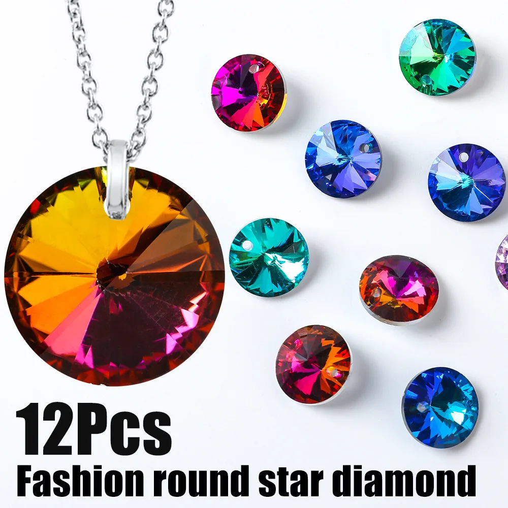 Camal 12Pcs Crystal Sunflower Pendant Bead Glass Butterfly Charms Sweet Colorful Gems For Earring Necklace Handmade Jewelry Gift
Camal 12Pcs Crystal Sunflower Pendant Bead Glass Butterfly Charms Sweet Colorful Gems For Earring Necklace Handmade Jewelry Gift