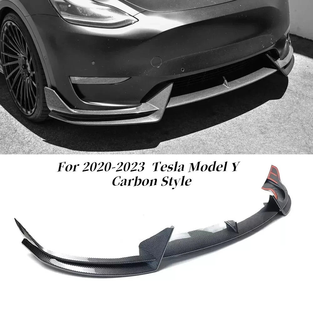 For Tesla Model Y 2020-2023 Carbon Style ABS Front Bumper Lip Spoiler Splitter
For Tesla Model Y 2020-2023 Carbon Style ABS Front Bumper Lip Spoiler Splitter