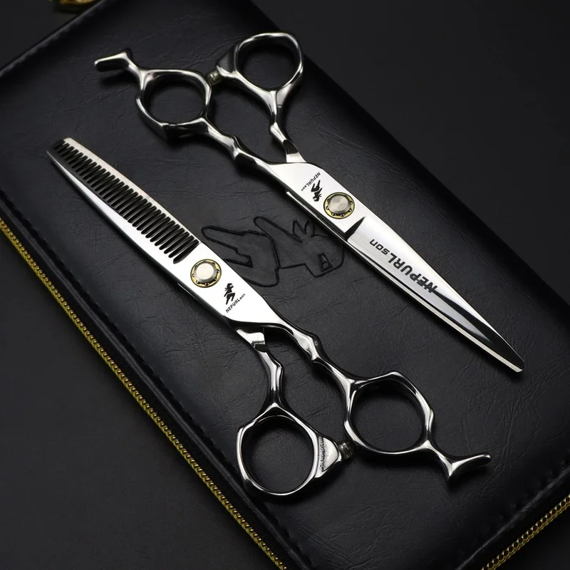 6.0 Set Japan Salon Hair Scissors Professional Hairdressing Scissors Hair Shears Barber Scissors Hair Cutting Scissors Haircut
6.0 Set Japan Salon Hair Scissors Professional Hairdressing Scissors Hair Shears Barber Scissors Hair Cutting Scissors Haircut