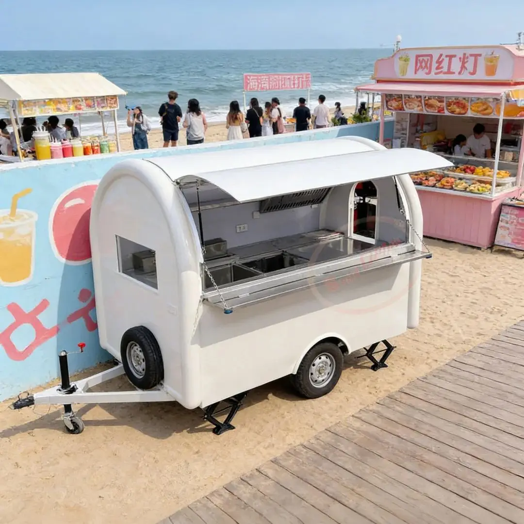 Fiberglass Mobile Food Cart Fast Food Trailer Catering Truck with Stainless Steel Workstation for Business Use
Fiberglass Mobile Food Cart Fast Food Trailer Catering Truck with Stainless Steel Workstation for Business Use