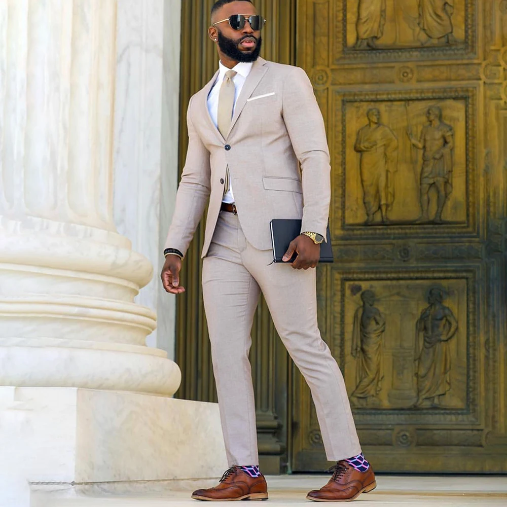 Single Breasted Suit for Men Pants Male Clothes Full Sleeves Blazer Business Flat Collar 2 Pieces Suit Casual Gentleman Leisure
Single Breasted Suit for Men Pants Male Clothes Full Sleeves Blazer Business Flat Collar 2 Pieces Suit Casual Gentleman Leisure