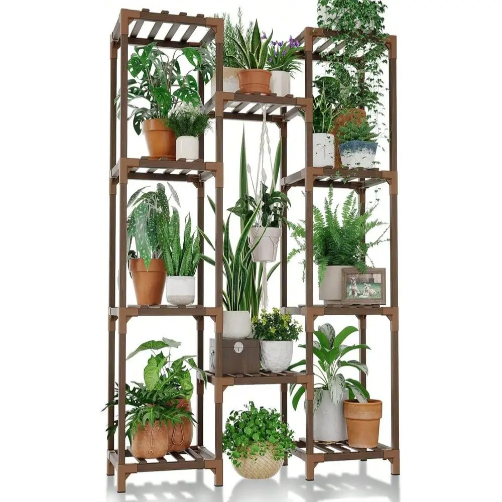 Plant Stand Indoor Outdoor Tall Plant Shelf For Multiple Plants Pots Wood Flower Stand Large Flower Holder For Living Room, Pat
Plant Stand Indoor Outdoor Tall Plant Shelf For Multiple Plants Pots Wood Flower Stand Large Flower Holder For Living Room, Pat