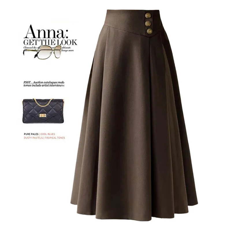 Elegant Women Casual A-Line High Waist Skirt Casual Design Office Streetwear Retro Simple Chic High Waist Skirts New
Elegant Women Casual A-Line High Waist Skirt Casual Design Office Streetwear Retro Simple Chic High Waist Skirts New