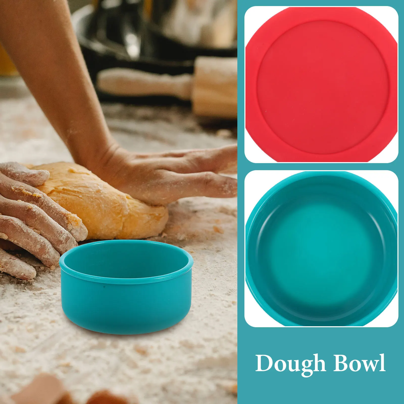 1pc Silicone Dough Proofing Box Airtight Fermentation Container For Pizza Bread Reusable Leak-Proof Storage Bowl Portable
1pc Silicone Dough Proofing Box Airtight Fermentation Container For Pizza Bread Reusable Leak-Proof Storage Bowl Portable