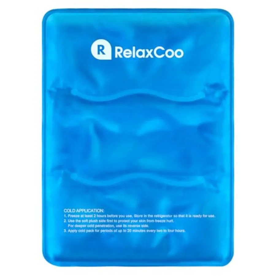 Large Flexible Ice Pack for Injuries Reusable Gel, 11x14.5 Inch, Cold Compress for Hip, Shoulder, Knee, Back Pain, Swelling, Br
Large Flexible Ice Pack for Injuries Reusable Gel, 11x14.5 Inch, Cold Compress for Hip, Shoulder, Knee, Back Pain, Swelling, Br