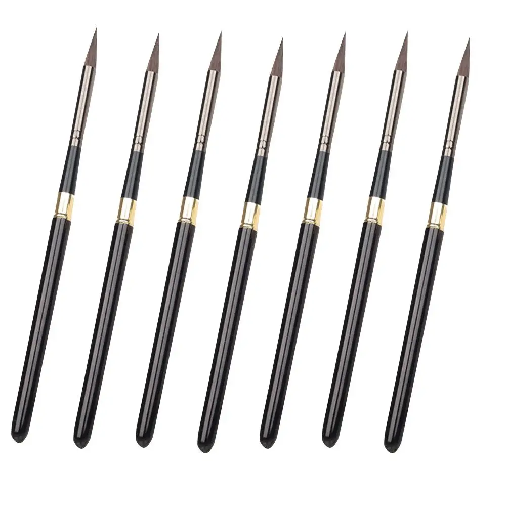 7pcs Watercolor Brushes with Removable Metal Handles Wolf Hair Paint Pens for Tempera Black Drawing Supplies
7pcs Watercolor Brushes with Removable Metal Handles Wolf Hair Paint Pens for Tempera Black Drawing Supplies