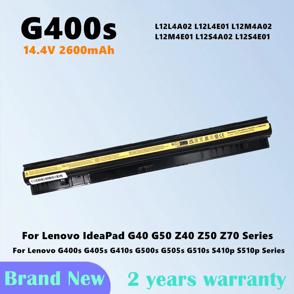 L12S4E01 Battery For Lenovo G400s G400 Z710 G405s G410s G500s G500 G505s G510s S410p S510p L12L4E01 L12M4A02 L12M4E01 L12S4A02
L12S4E01 Battery For Lenovo G400s G400 Z710 G405s G410s G500s G500 G505s G510s S410p S510p L12L4E01 L12M4A02 L12M4E01 L12S4A02