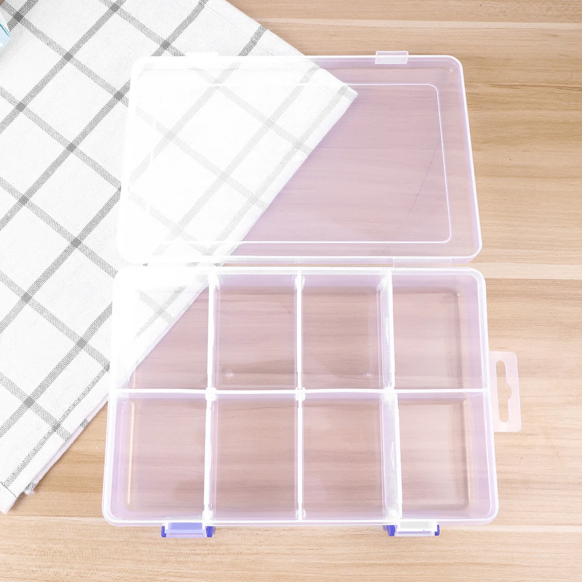 Plastic Storage Box 8 Grids Transparent Adjustable Dividers Organizer For Medicine Earrings Rings Beads Storage Box Holder
Plastic Storage Box 8 Grids Transparent Adjustable Dividers Organizer For Medicine Earrings Rings Beads Storage Box Holder