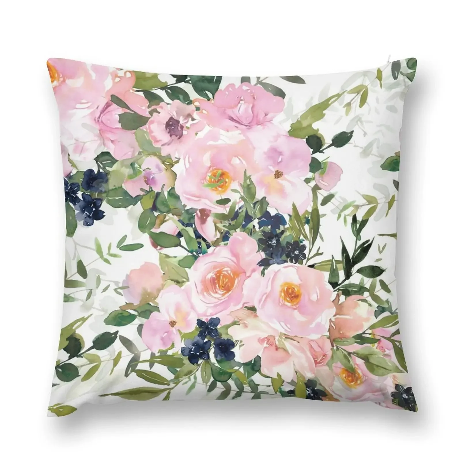 Floral Watercolor Roses, Pink, White and Green Throw Pillow Luxury Cushion Cover christmas pillow case pillow
Floral Watercolor Roses, Pink, White and Green Throw Pillow Luxury Cushion Cover christmas pillow case pillow