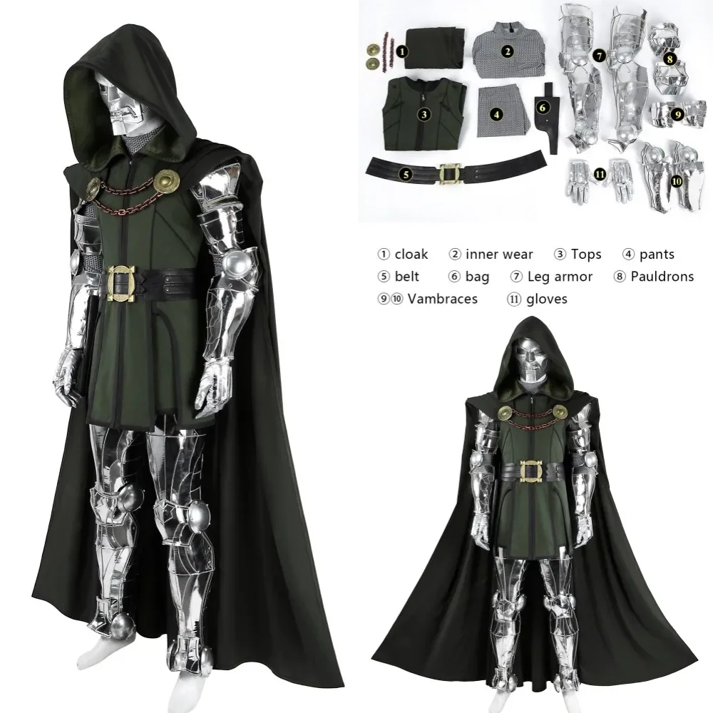 Хэллоуин Черный Дум Косплей Костюм Жилет Брюки Плащ Экипировка Полный комплект и отдельные предметы продаются Мужской боевой костюм на заказ
Хэллоуин Черный Дум Косплей Костюм Жилет Брюки Плащ Экипировка Полный комплект и отдельные предметы продаются Мужской боевой костюм на заказ