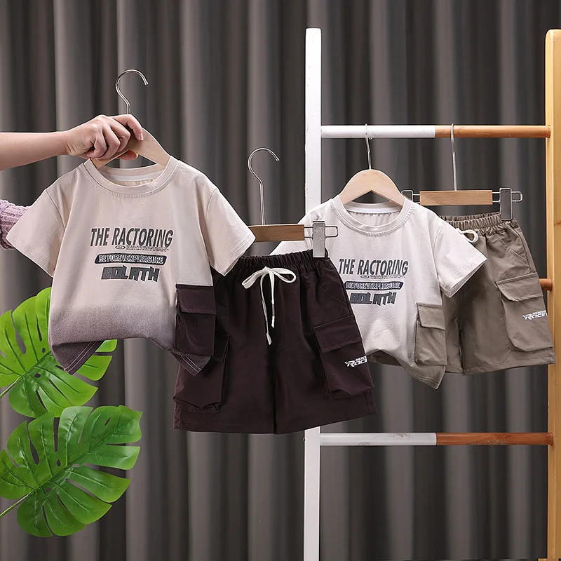 Boys Clothing Sets Summer 2025 Children Cotton T-shirts Shorts 2pcs Sports Suit For Baby Short Tracksuits Kids Outfits Toddler 5
Boys Clothing Sets Summer 2025 Children Cotton T-shirts Shorts 2pcs Sports Suit For Baby Short Tracksuits Kids Outfits Toddler 5
