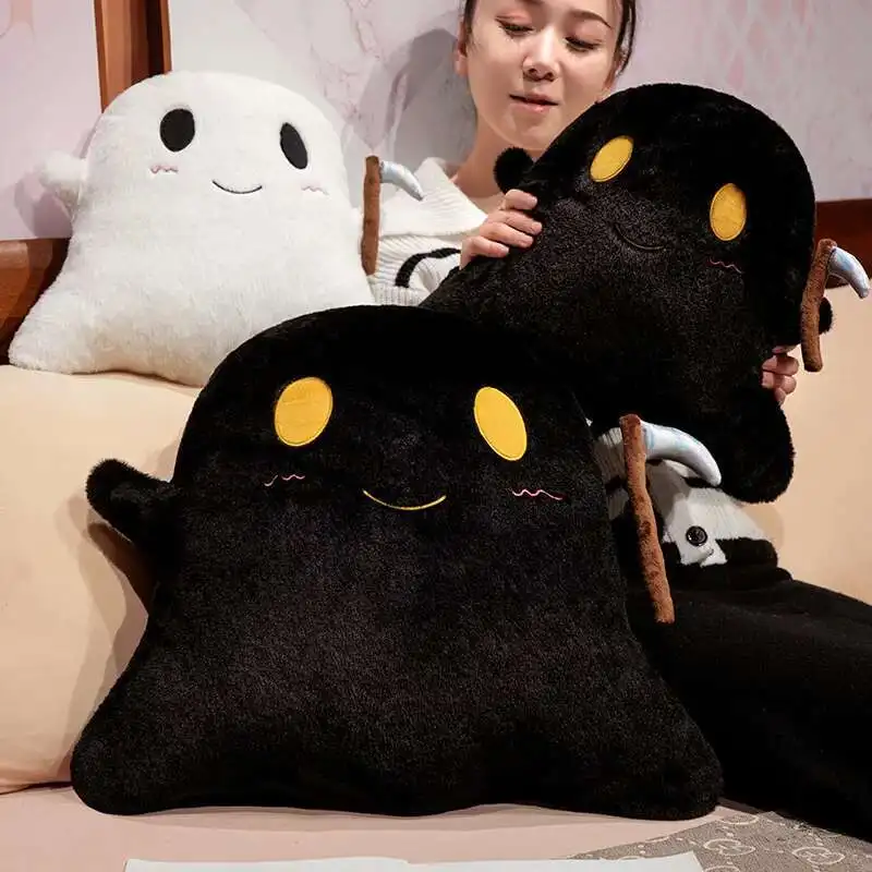 Милая плюшевая игрушка «Бог смерти», маленькая кукла-призрак, украшение на Хэллоуин, одежда Wraith, приятная подушка для сна, успокаивающий плюшевый подарок
Милая плюшевая игрушка «Бог смерти», маленькая кукла-призрак, украшение на Хэллоуин, одежда Wraith, приятная подушка для сна, успокаивающий плюшевый подарок