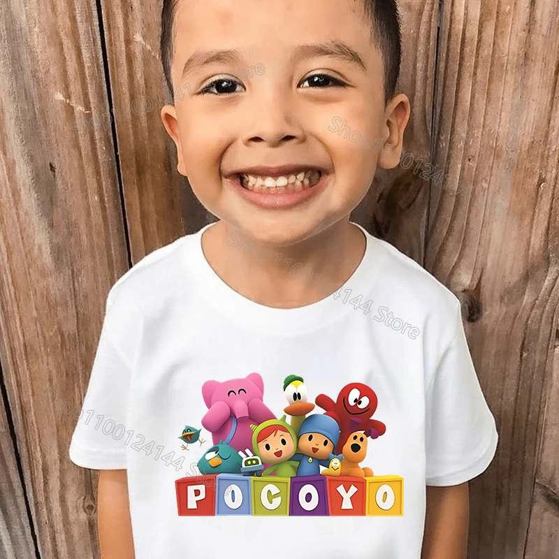 POCOYOES Girl Clothes T-Shirt Children Short-sleeved Tops Boys Summer Shirt Baby Soft Top Tees Kawaii Girl Birthday Tshirt Gift
POCOYOES Girl Clothes T-Shirt Children Short-sleeved Tops Boys Summer Shirt Baby Soft Top Tees Kawaii Girl Birthday Tshirt Gift