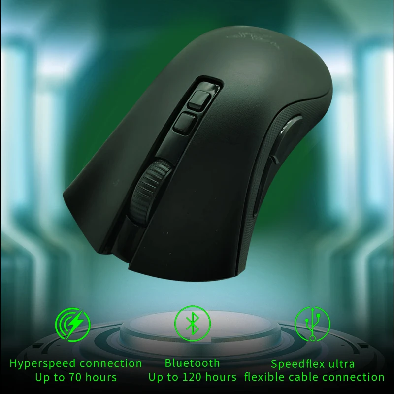Go DeathAdder V2 Pro Беспроводная игровая мышь с программируемыми кнопками 20000 точек на дюйм, 2,4 ГГц, лучшая в классе эргономика для ПК, ноутбука
Go DeathAdder V2 Pro Беспроводная игровая мышь с программируемыми кнопками 20000 точек на дюйм, 2,4 ГГц, лучшая в классе эргономика для ПК, ноутбука