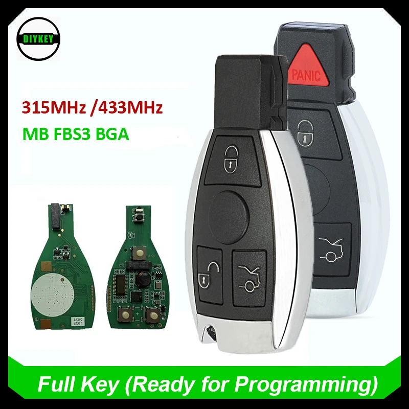 DIYKEY MB FBS3 BGA Keyless-Go Smart Remote Key 3/4 Кнопка 315 МГц/433 МГц для Mercedes-Benz W204 W207 W212 W164 W166 W221 IYZ-3312
DIYKEY MB FBS3 BGA Keyless-Go Smart Remote Key 3/4 Кнопка 315 МГц/433 МГц для Mercedes-Benz W204 W207 W212 W164 W166 W221 IYZ-3312