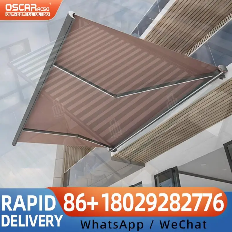 Waterproof Metal Aluminum Canopy for Door Building and Motorised Window Awning Full Cassette for Balcony Outdoor and Garage Use
Waterproof Metal Aluminum Canopy for Door Building and Motorised Window Awning Full Cassette for Balcony Outdoor and Garage Use