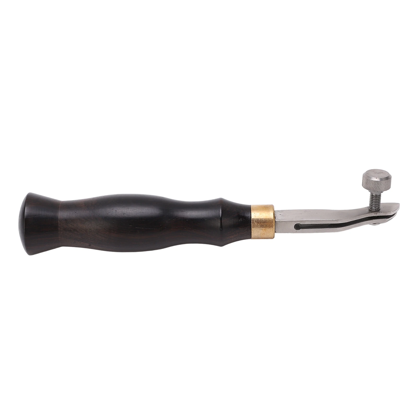 Leather Creaser 0.5mm Regulable Screw Ebony Handle Arc Design Stainless Steel Heatable Leather Groover for Leathercraft
Leather Creaser 0.5mm Regulable Screw Ebony Handle Arc Design Stainless Steel Heatable Leather Groover for Leathercraft