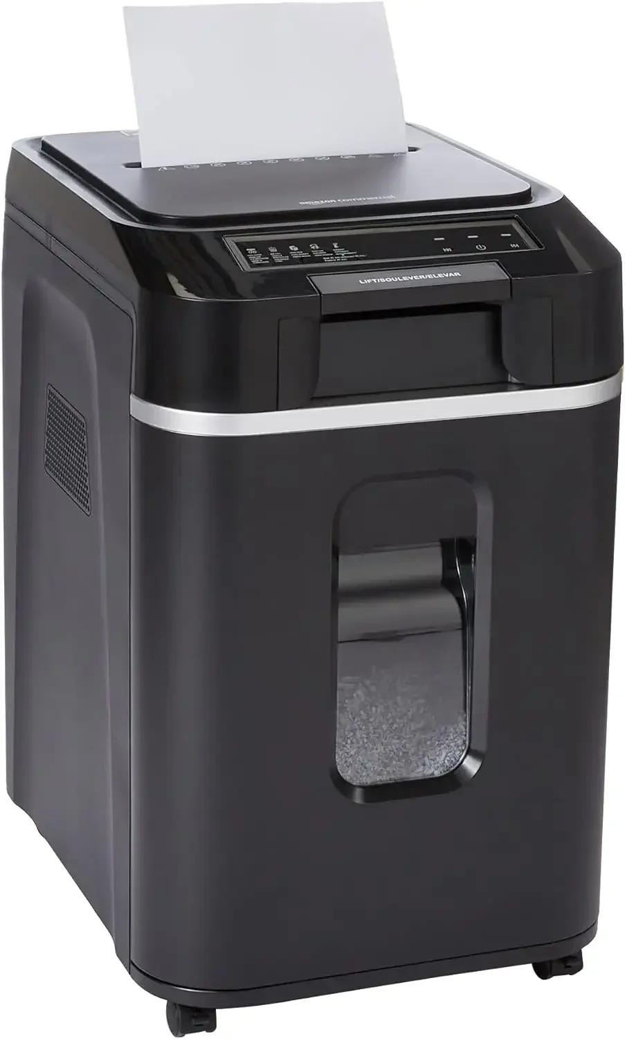 200-Sheet Auto Feed Cross Cut Paper Shredder with Pullout Basket, Black - NEW
200-Sheet Auto Feed Cross Cut Paper Shredder with Pullout Basket, Black - NEW