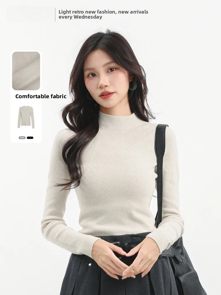 Memory's Start Point: Новинка! Женский трикотажный джемпер с круглым вырезом, приталенный, простой, стильный, зимний, из смесового полиэстера, с длинными рукавами.
Memory's Start Point: Новинка! Женский трикотажный джемпер с круглым вырезом, приталенный, простой, стильный, зимний, из смесового полиэстера, с длинными рукавами.