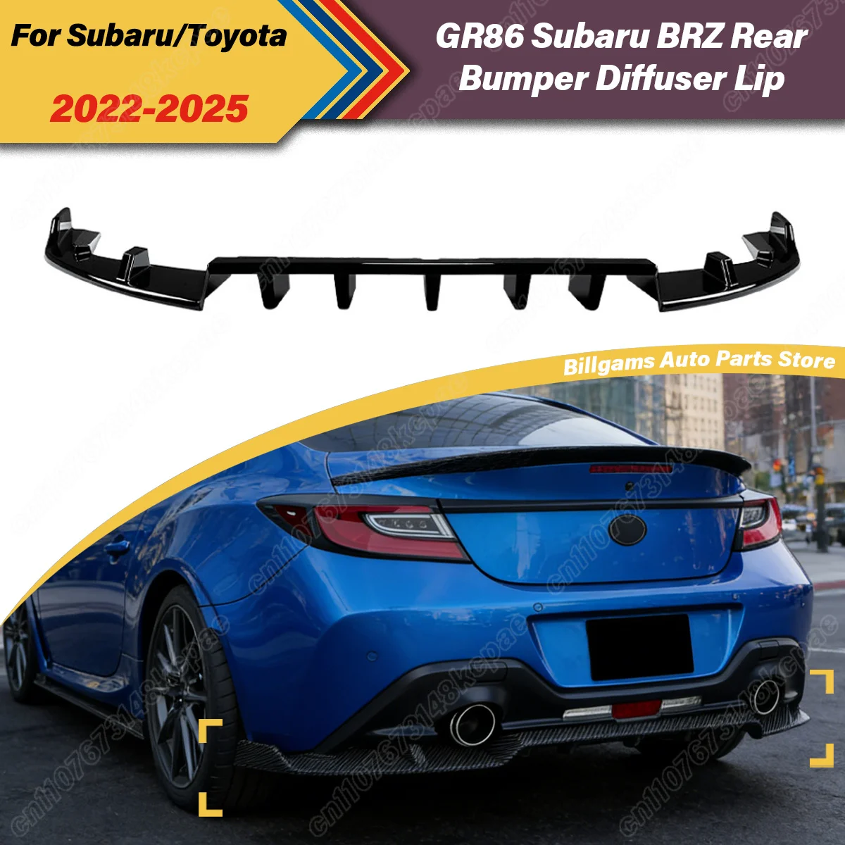 For Toyota GR86 Subaru BRZ 2022 2023 2024 2025 Automobile Rear Bumper Spoiler Lip Diffuser External Decoration Accessories Kit
For Toyota GR86 Subaru BRZ 2022 2023 2024 2025 Automobile Rear Bumper Spoiler Lip Diffuser External Decoration Accessories Kit