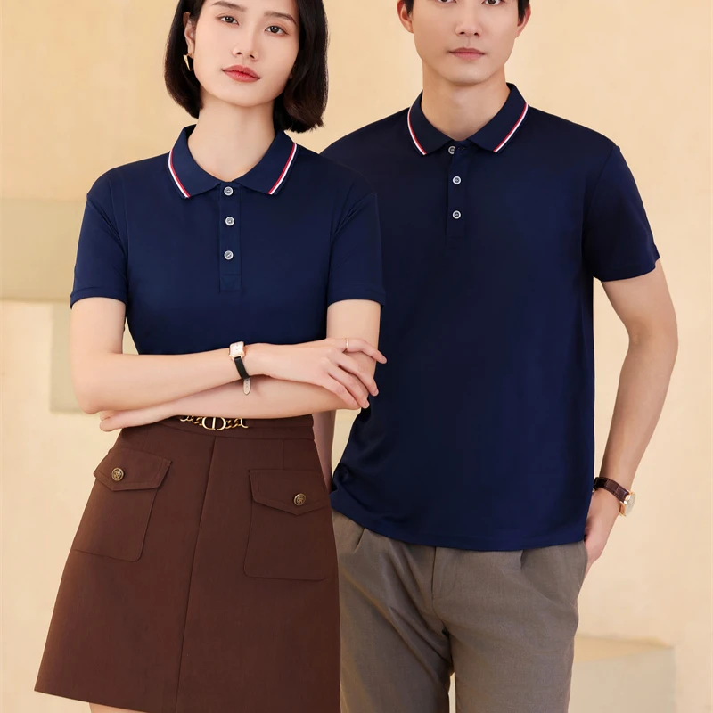 2025 Solid Color Polo Shirt Women Men Business Polo Collar Short sleeve Top Summer Casual Office Breathable T-shirt for Men
2025 Solid Color Polo Shirt Women Men Business Polo Collar Short sleeve Top Summer Casual Office Breathable T-shirt for Men