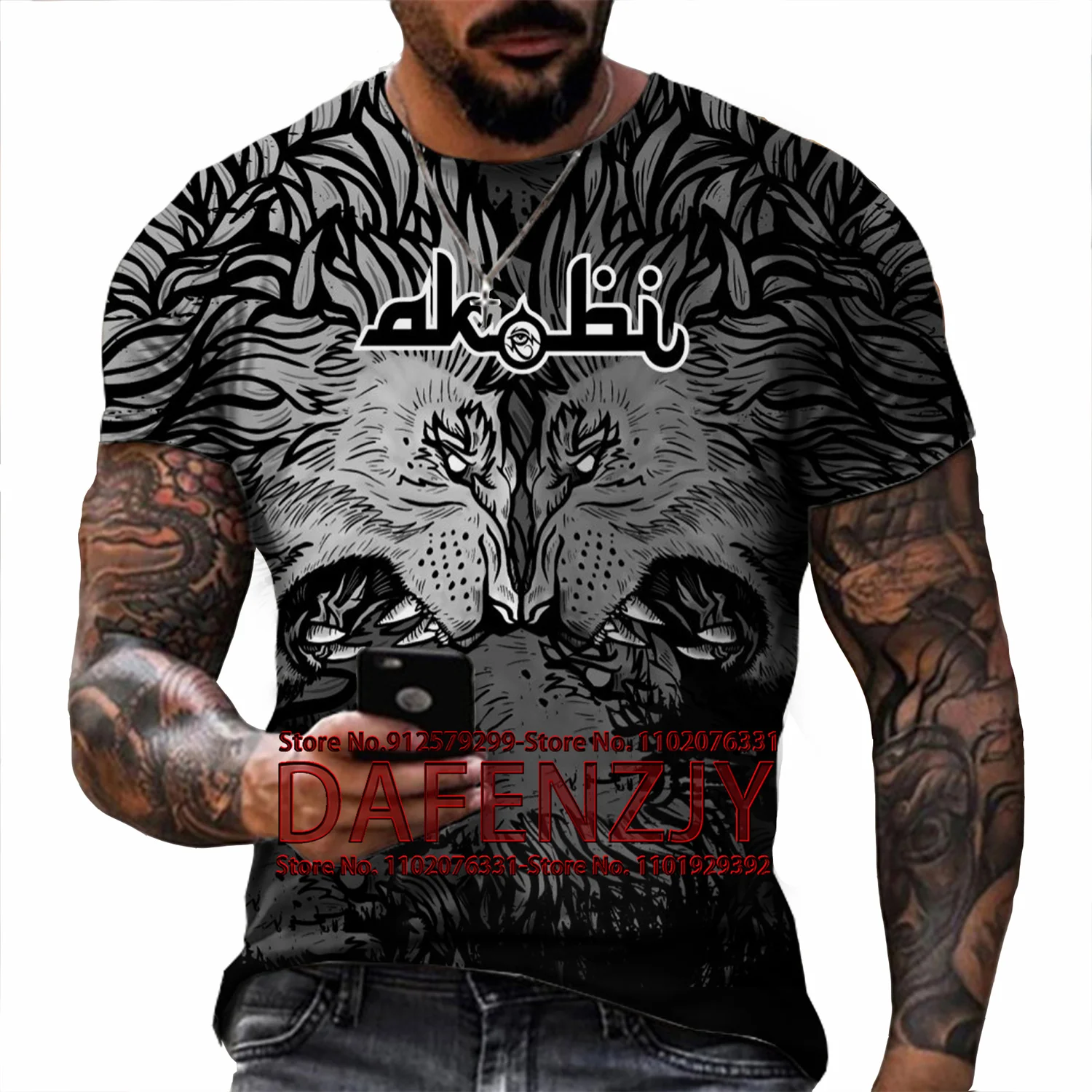 Cool Fashion Animal Lion 3d Printed T Shirts Short Sleeve Tops Casual Streetwear Man Clothing
Cool Fashion Animal Lion 3d Printed T Shirts Short Sleeve Tops Casual Streetwear Man Clothing
