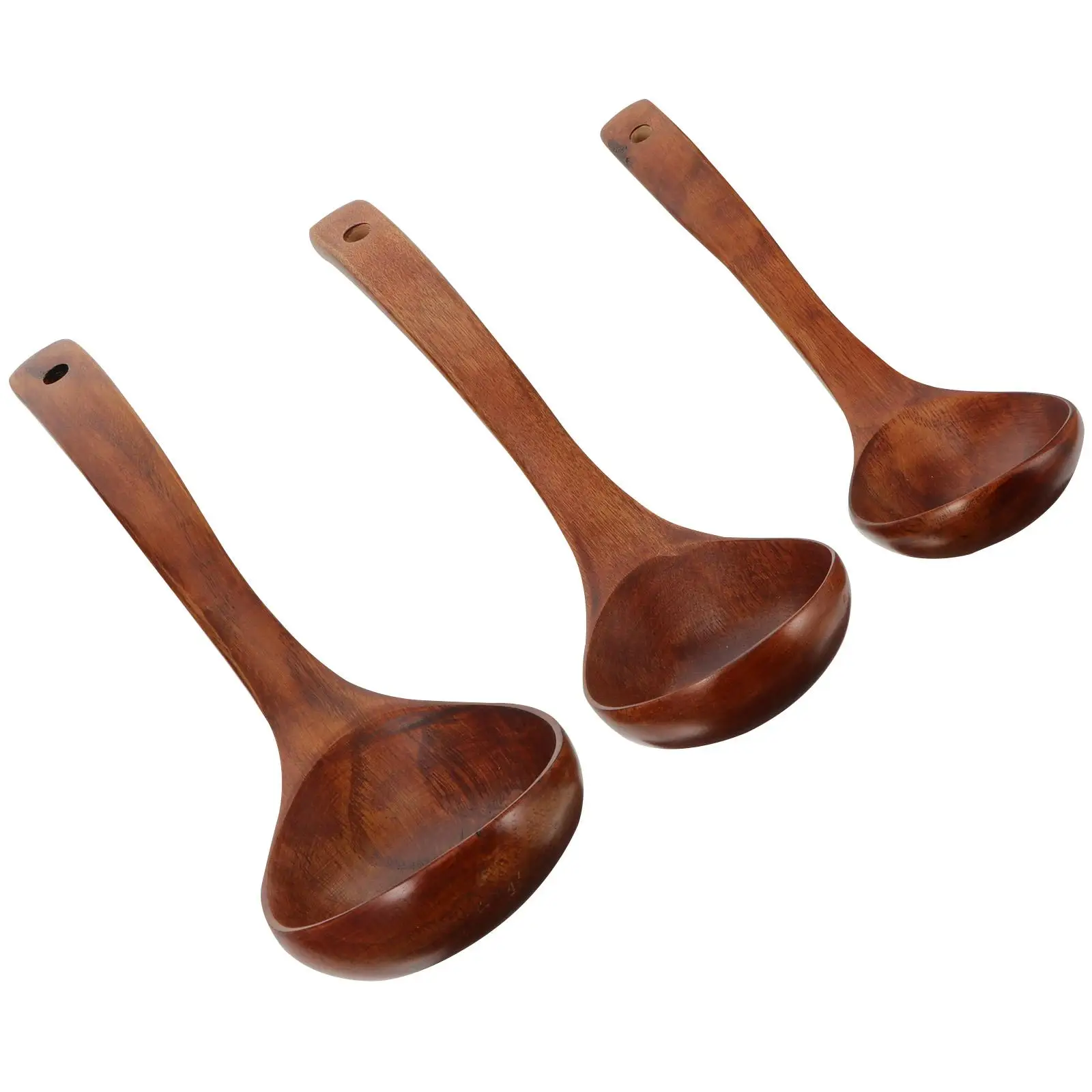 3 Pcs Wooden Spoons Assorted Color Long Handle Soup Cereals Hotpot Serving Eco Friendly Safe Traditional Kitchen Barware
3 Pcs Wooden Spoons Assorted Color Long Handle Soup Cereals Hotpot Serving Eco Friendly Safe Traditional Kitchen Barware