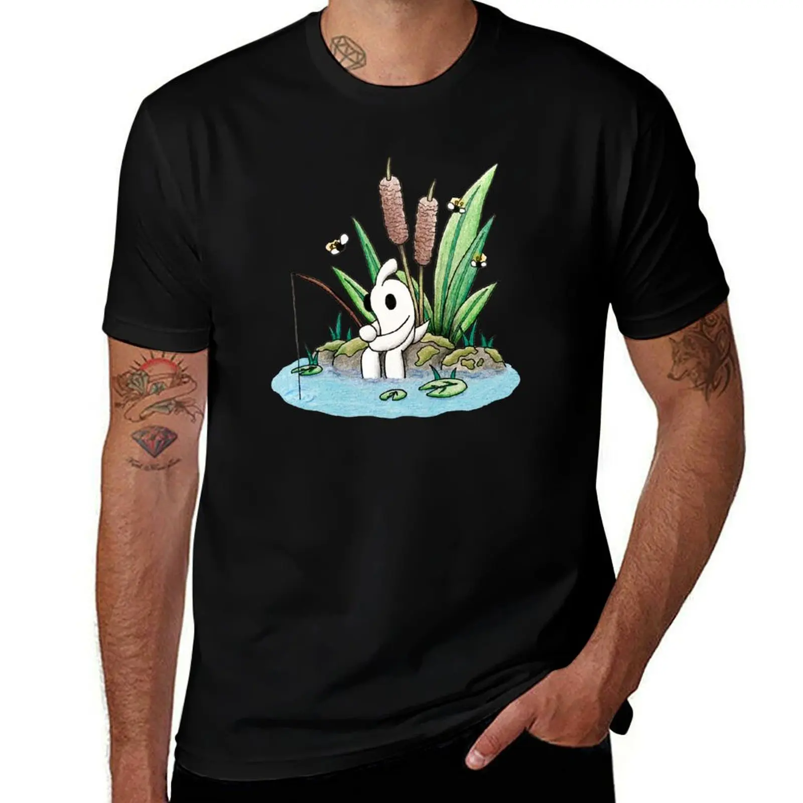 Fishing Dood Pond Scene T-Shirt Aesthetic clothing boys whites designer t shirt men
Fishing Dood Pond Scene T-Shirt Aesthetic clothing boys whites designer t shirt men