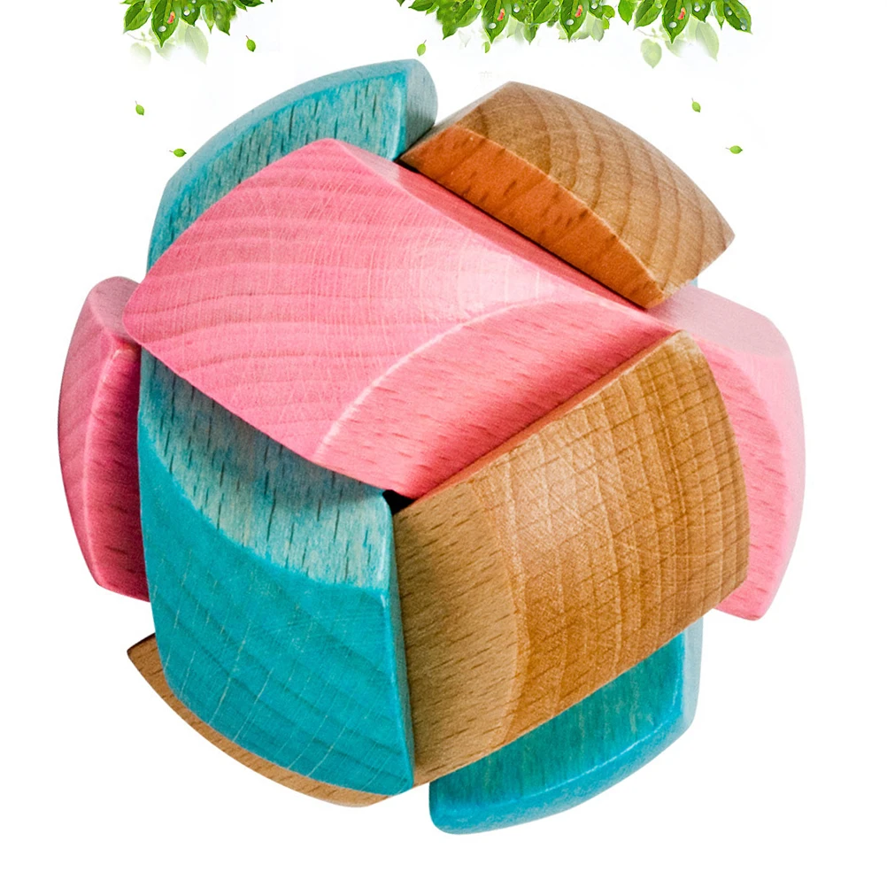 Colorful Beech Football Lock Wooden Kongming Lock Brain Teaser Puzzle for Kids Adults Improve Hand Eye
Colorful Beech Football Lock Wooden Kongming Lock Brain Teaser Puzzle for Kids Adults Improve Hand Eye