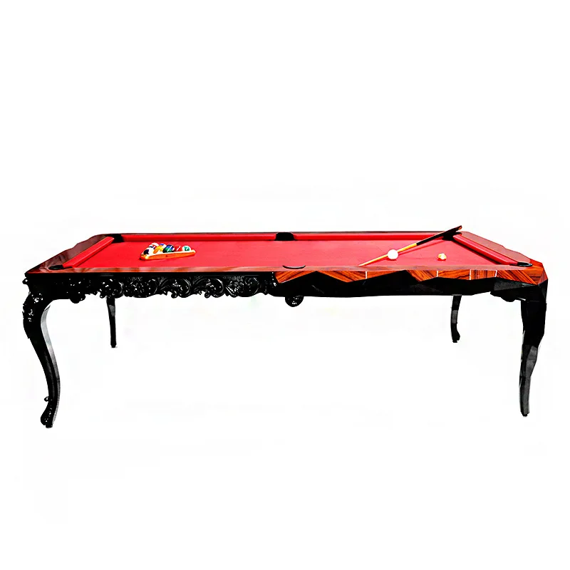 Light luxury high-end sense, standard pool table solid wood, villa clubhouse, high-end entertainment furniture
Light luxury high-end sense, standard pool table solid wood, villa clubhouse, high-end entertainment furniture