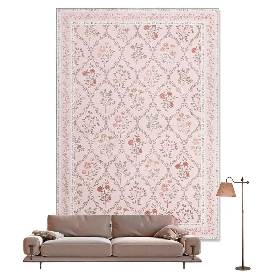 5x7 Washable Rug for Bedroom, Pink Floral Rugs for Living Room Non Slip UltraThin Large Boho Rug for Kids Playroom, Classroom, G
5x7 Washable Rug for Bedroom, Pink Floral Rugs for Living Room Non Slip UltraThin Large Boho Rug for Kids Playroom, Classroom, G