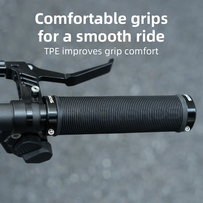 ROCKBROS Bicycle Grips Bilateral Rubber Handlebar Grips MTB Bike Dustproof Handlebar Protect Cover Aluminum Alloy Lock Ring
ROCKBROS Bicycle Grips Bilateral Rubber Handlebar Grips MTB Bike Dustproof Handlebar Protect Cover Aluminum Alloy Lock Ring