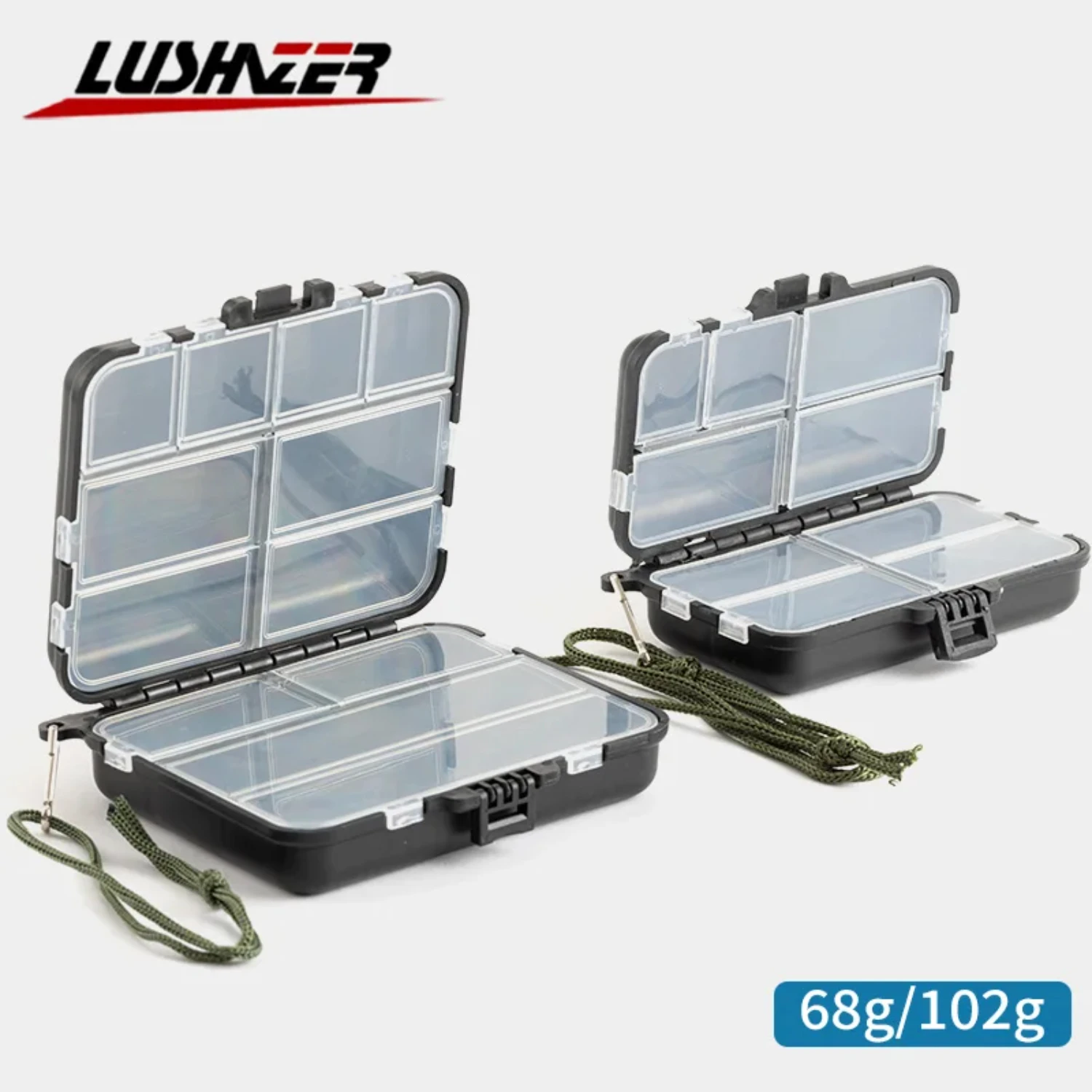 LUSHAZER Double Layer fishing box fishing tackle box fishing accessories box fishing plastic boxs 12cm*9.5cm*3.5cm
LUSHAZER Double Layer fishing box fishing tackle box fishing accessories box fishing plastic boxs 12cm*9.5cm*3.5cm