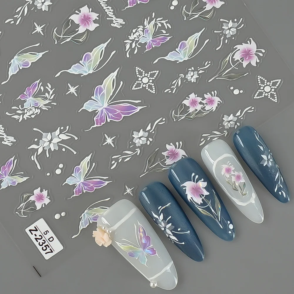 Butterfly Nail Stickers Rainbow Glossy Effect Beauty Salon Full Cover Easy Apply No Dry Time Nail Art Decorations
Butterfly Nail Stickers Rainbow Glossy Effect Beauty Salon Full Cover Easy Apply No Dry Time Nail Art Decorations