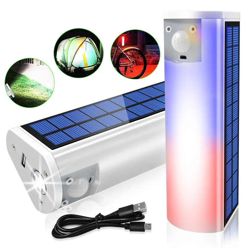 New Power Bank Solar Light Portable Travel Camping Flashlight Car Flash Warning Function Light Charging Light Solar Power
New Power Bank Solar Light Portable Travel Camping Flashlight Car Flash Warning Function Light Charging Light Solar Power
