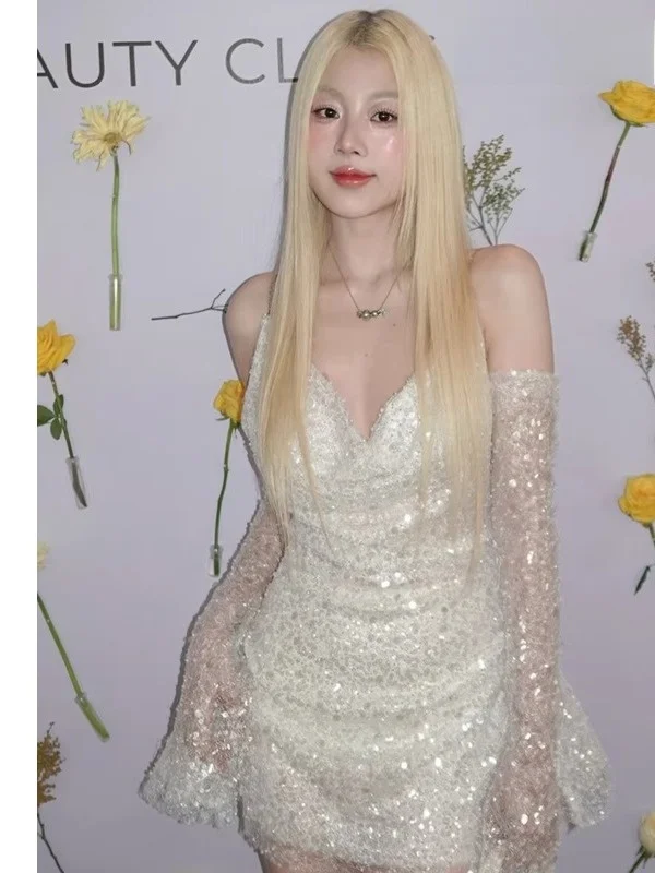 Heavy-Work Strapless Sexy Bodycon Dress for Women Fashionable High-Waisted Short-Style Wedding Party Evening Gown
Heavy-Work Strapless Sexy Bodycon Dress for Women Fashionable High-Waisted Short-Style Wedding Party Evening Gown