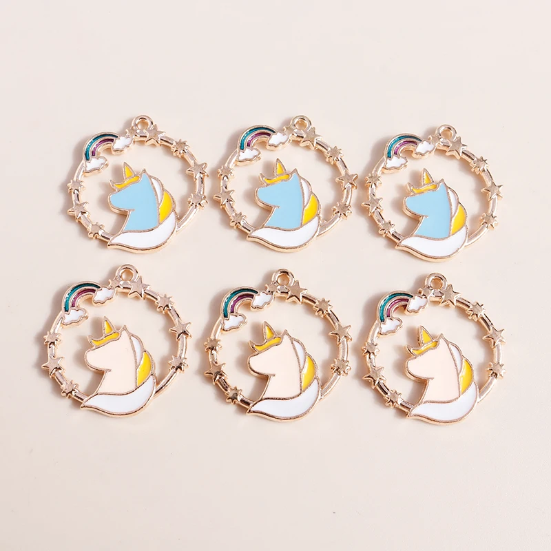 20pcs 23x25mm Cartoon Animal Horse Charms Enamel Rainbow Charms Pendants for Jewelry Making Necklaces Earrings DIY Crafts Gifts
20pcs 23x25mm Cartoon Animal Horse Charms Enamel Rainbow Charms Pendants for Jewelry Making Necklaces Earrings DIY Crafts Gifts