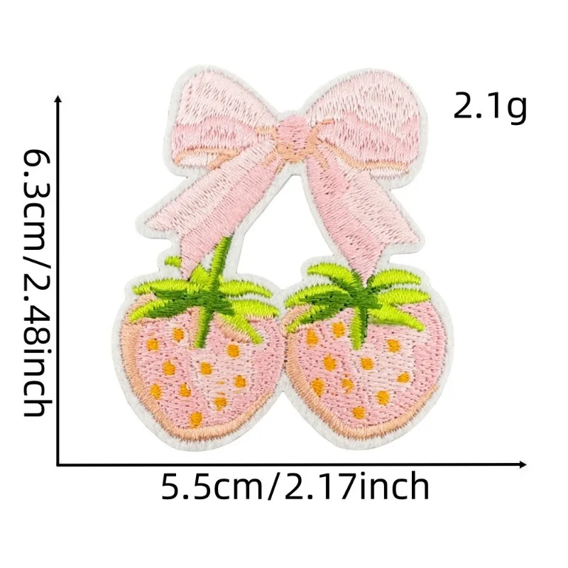 Red Pink Strawberry Repair Patches Cartoon Fruit Sew Iron on Embroidered Patch Applique DIY Accessory for Clothes Pants Hats
Red Pink Strawberry Repair Patches Cartoon Fruit Sew Iron on Embroidered Patch Applique DIY Accessory for Clothes Pants Hats