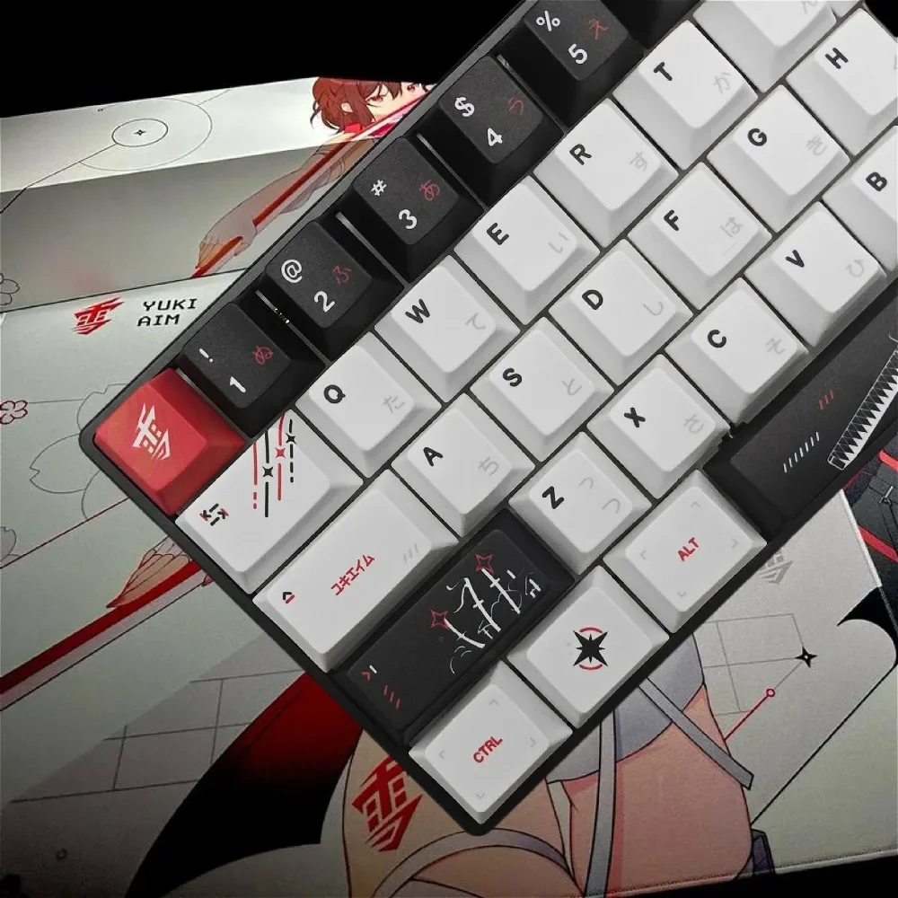 Keyboard Keycaps, Japanese Root, Cherry, Small Full PBT for Cherry MX 104/87/61 Mechanical Keyboard Accessories
Keyboard Keycaps, Japanese Root, Cherry, Small Full PBT for Cherry MX 104/87/61 Mechanical Keyboard Accessories