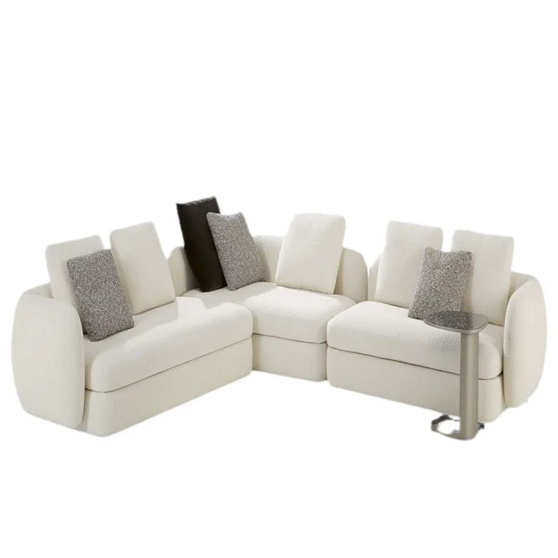 Corner flannel fabric sofa combination modern Italian minimalist modern sofa bar simple fabric
Corner flannel fabric sofa combination modern Italian minimalist modern sofa bar simple fabric