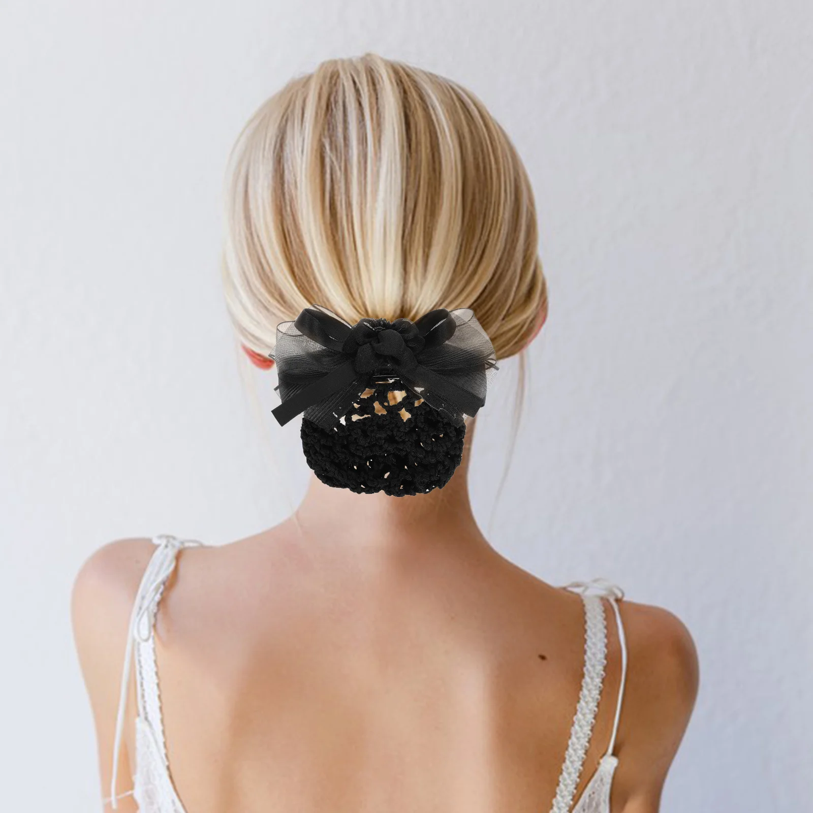 Black Hair Snood Bowknot Hairnet Bun Cover Barrette Hair Accessories for Airline Bank Hotel Restaurant Staff Bowknot Hairnet
Black Hair Snood Bowknot Hairnet Bun Cover Barrette Hair Accessories for Airline Bank Hotel Restaurant Staff Bowknot Hairnet