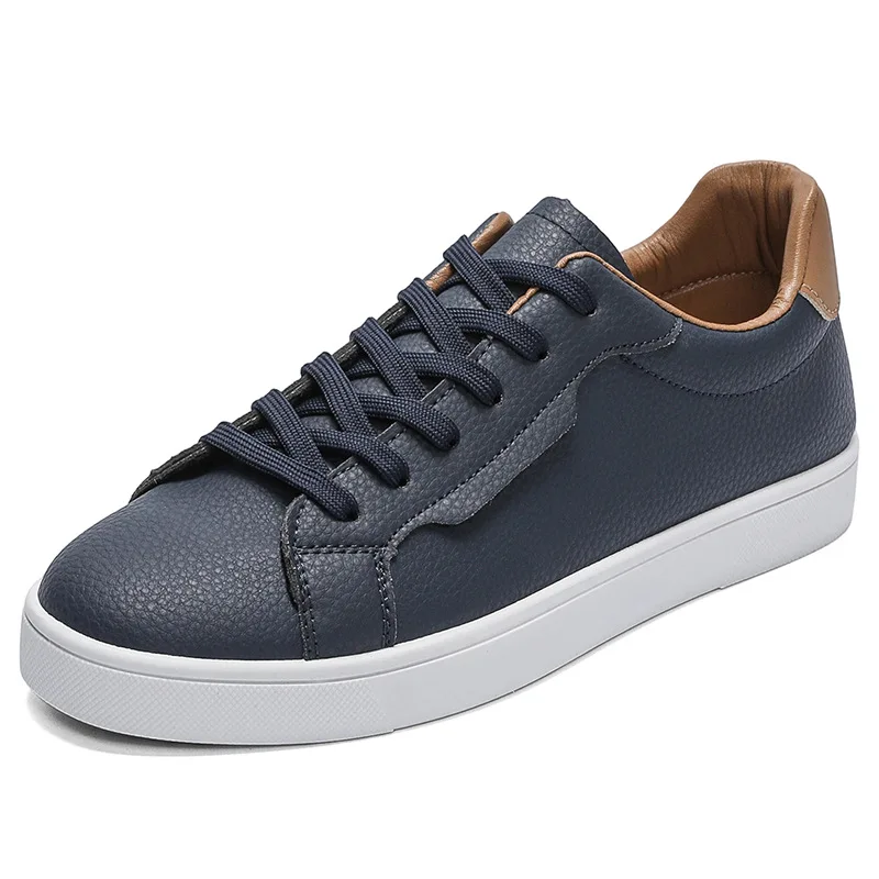 Mens Board Shoes Classic Lace Up Lightweight Breathable Casual Leather Sports Shoes Daily Comfortable Male Business Sneakers
Mens Board Shoes Classic Lace Up Lightweight Breathable Casual Leather Sports Shoes Daily Comfortable Male Business Sneakers