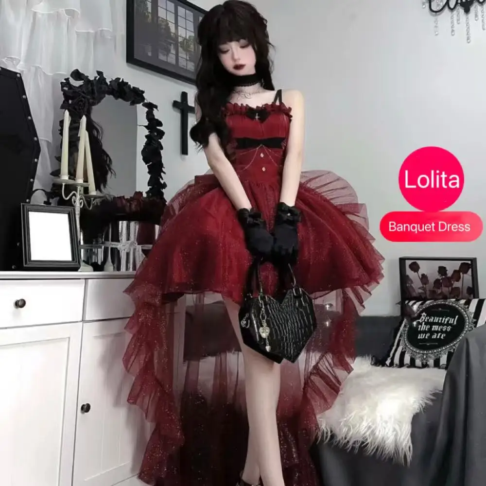 European Style Vintage Lolita Princess Cosplay Costume High-end Waist Cinching Trailing Dress Women Halloween Event Suit COS
European Style Vintage Lolita Princess Cosplay Costume High-end Waist Cinching Trailing Dress Women Halloween Event Suit COS