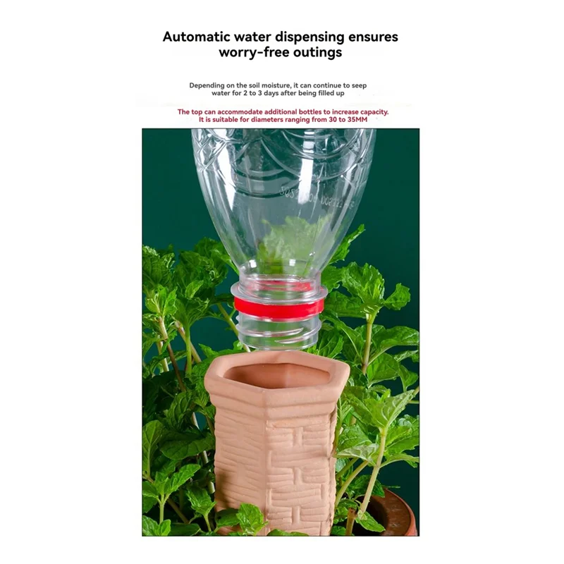 A74E-12 Pack Plant Watering Stakes Terracotta Self Watering Spikes For Vacations, Plant Watering Devices For Indoor Outdoor Plan
A74E-12 Pack Plant Watering Stakes Terracotta Self Watering Spikes For Vacations, Plant Watering Devices For Indoor Outdoor Plan