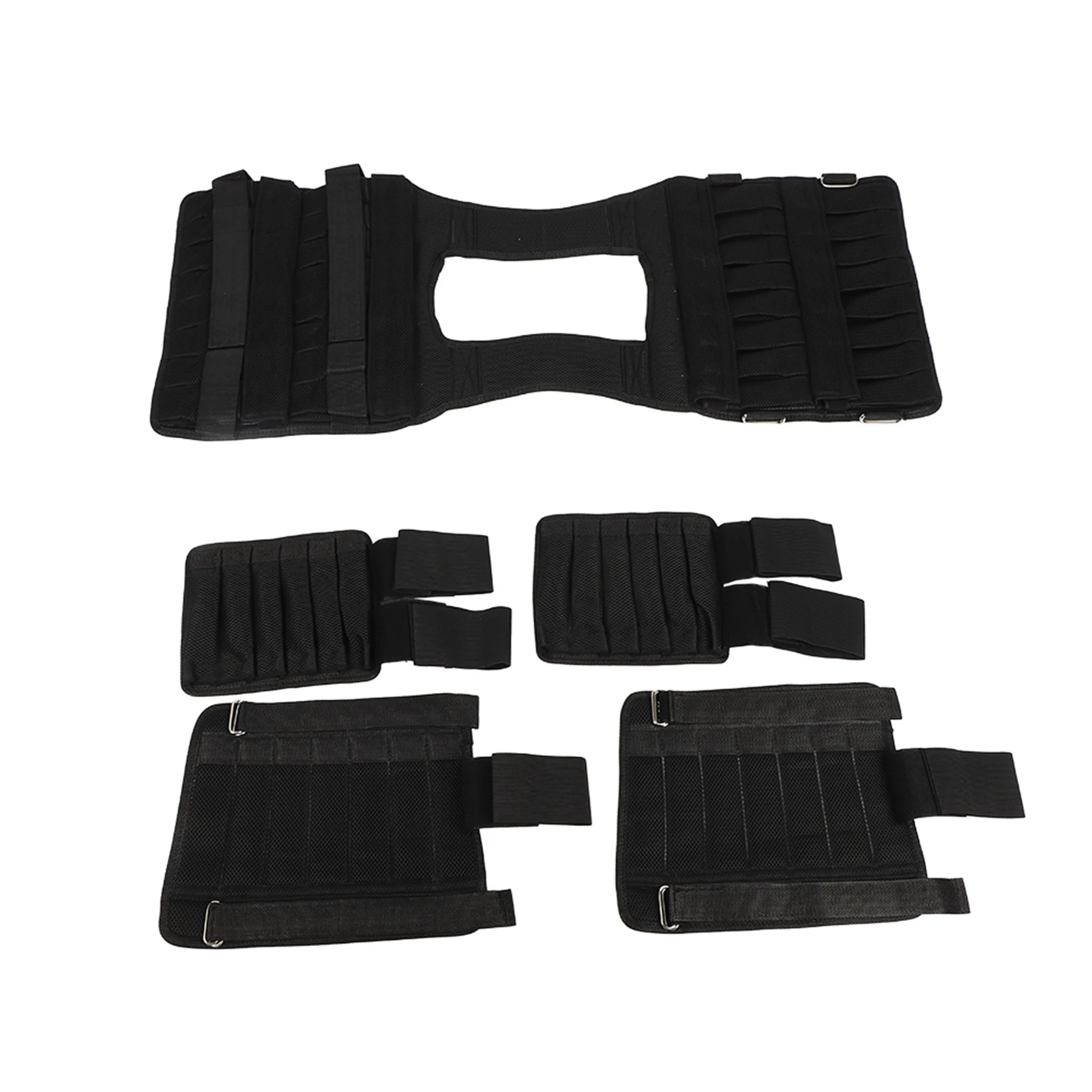 Max Loading 35kg Adjustable Vest Weight Exercise Weight Loading Cloth Strength Training with 6kg Leg Weight 5kg Arm Weight
Max Loading 35kg Adjustable Vest Weight Exercise Weight Loading Cloth Strength Training with 6kg Leg Weight 5kg Arm Weight