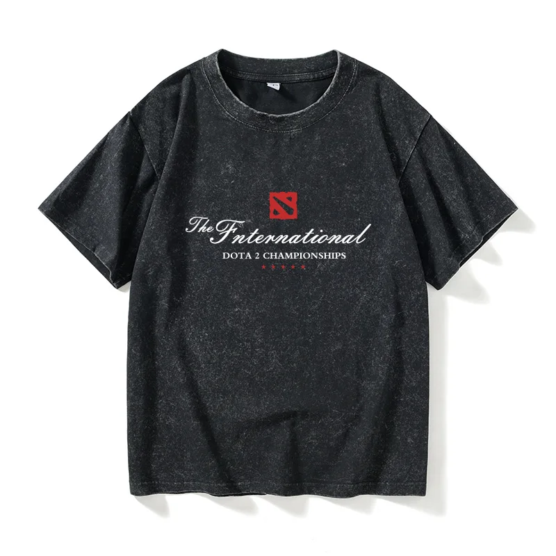 Loose Short Sleeve round Neck DOTA2 Team T-Shirt Unisex Summer Casual Cotton Top for Men Women Couples Comfortable Fit Tee
Loose Short Sleeve round Neck DOTA2 Team T-Shirt Unisex Summer Casual Cotton Top for Men Women Couples Comfortable Fit Tee
