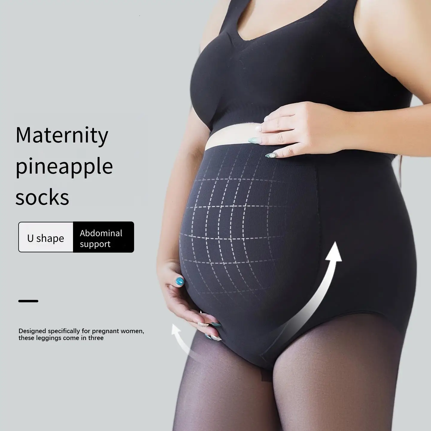 Large size pregnant women's black stockings, women's thin anti-hook bare-leg artifact, pregnancy belly support panties stockings
Large size pregnant women's black stockings, women's thin anti-hook bare-leg artifact, pregnancy belly support panties stockings