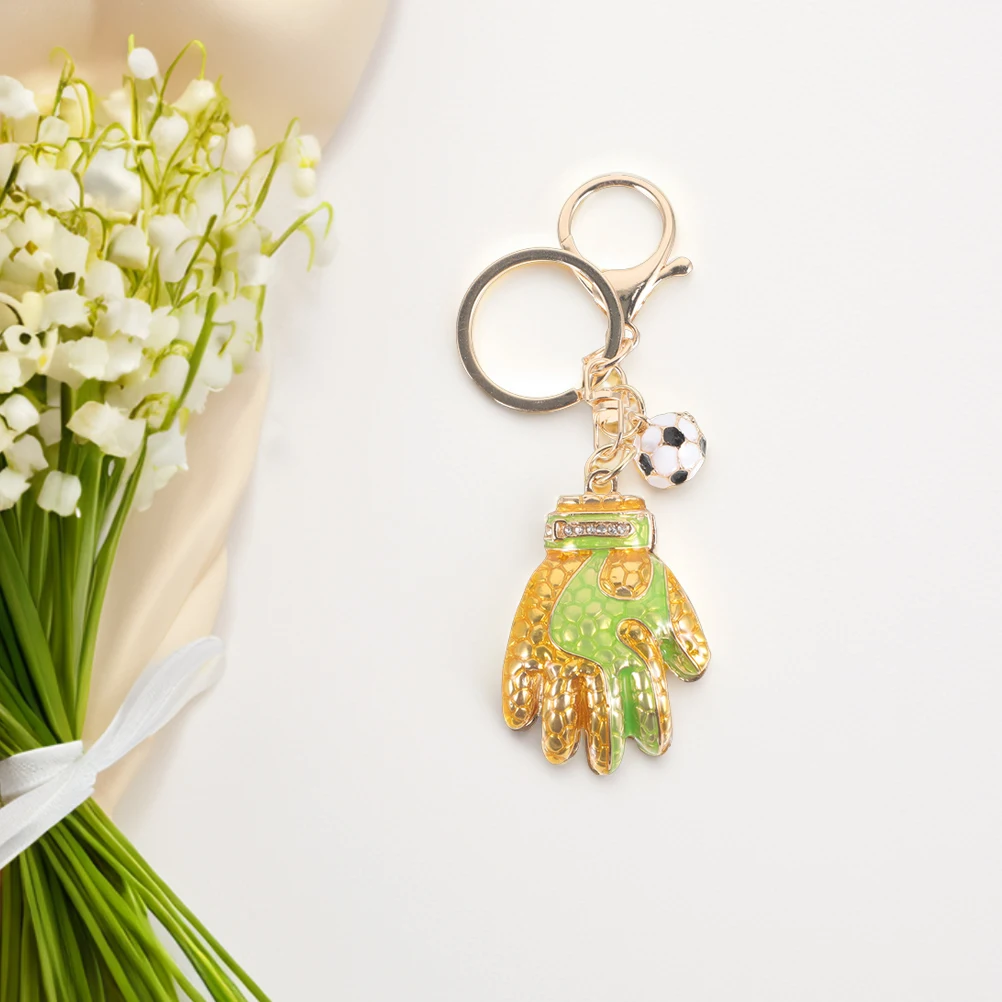 2pcs Soccer Keychain Glove Shape Creative Bag Pendant Decor for Sports Lovers Lightweight Compact Football Fan for Backpack
2pcs Soccer Keychain Glove Shape Creative Bag Pendant Decor for Sports Lovers Lightweight Compact Football Fan for Backpack